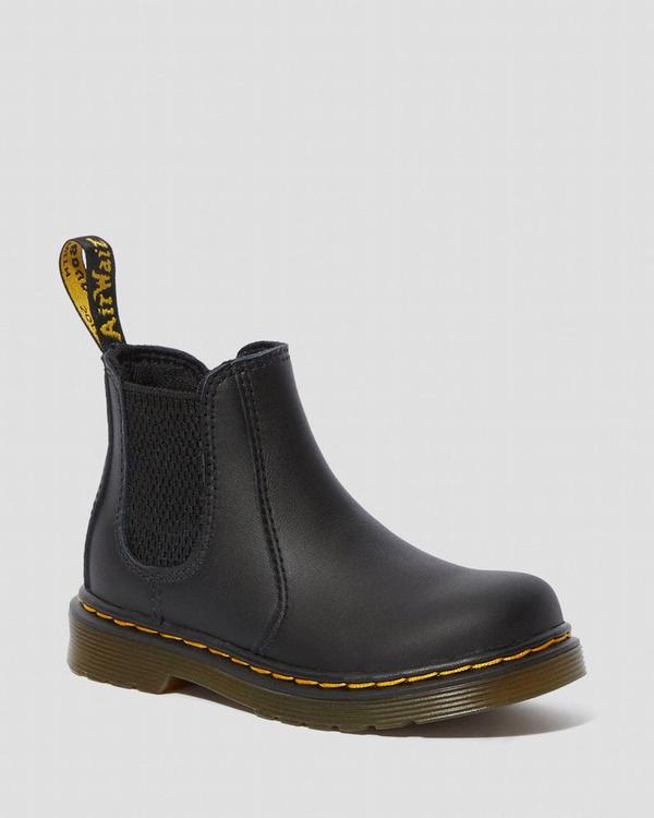 Dr Martens Dětské Chelsea Boty Toddler 2976 Softy T Černé, CZ-528091